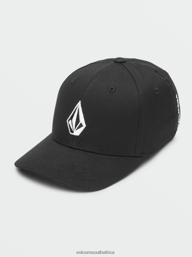 Z0ZR08767 Black Unisex Full Stone Flexfit Hat Volcom Outdoor