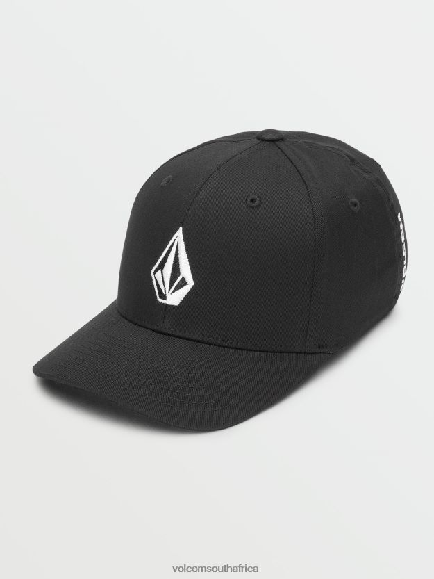 Z0ZR08768 Black Unisex Full Stone Flexfit Hat Volcom Outdoor