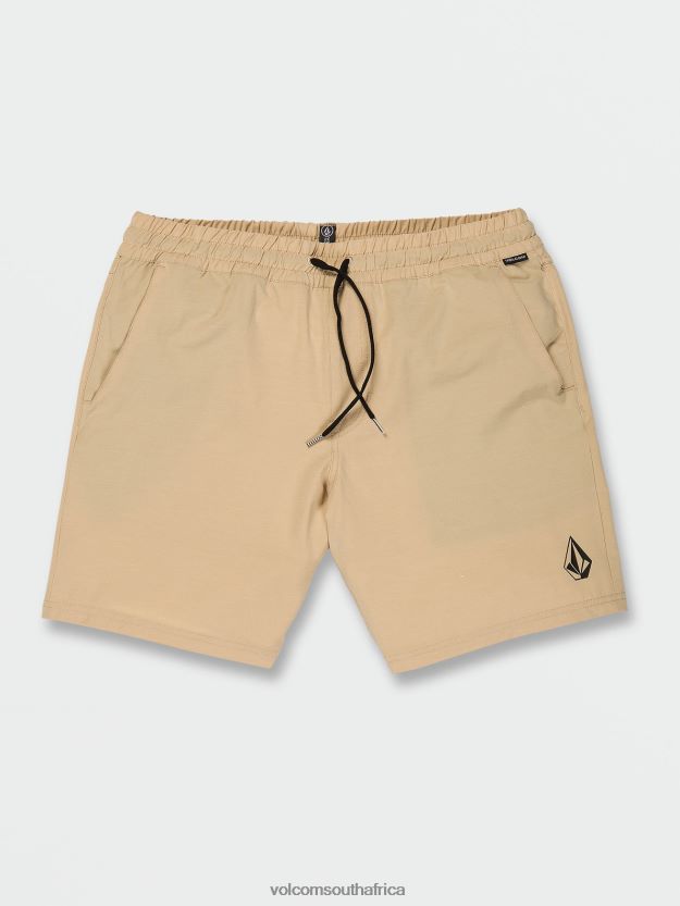 Z0ZR08747 Almond Unisex Understoned Hybrid Shorts Volcom Outdoor
