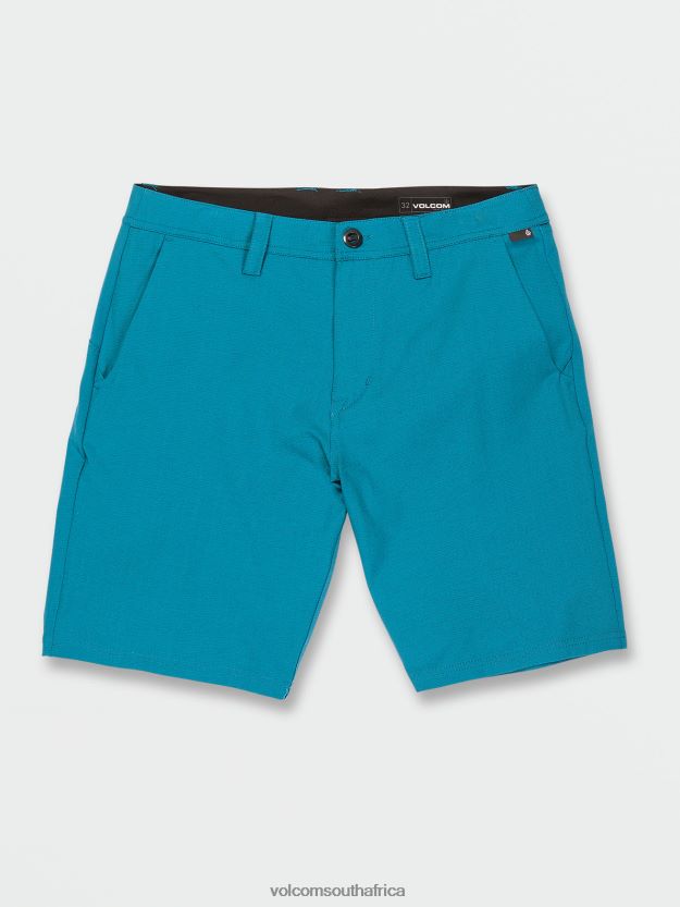 Z0ZR08752 Ocean Teal Unisex Slub Frickin Cross Shred Shorts Volcom Outdoor