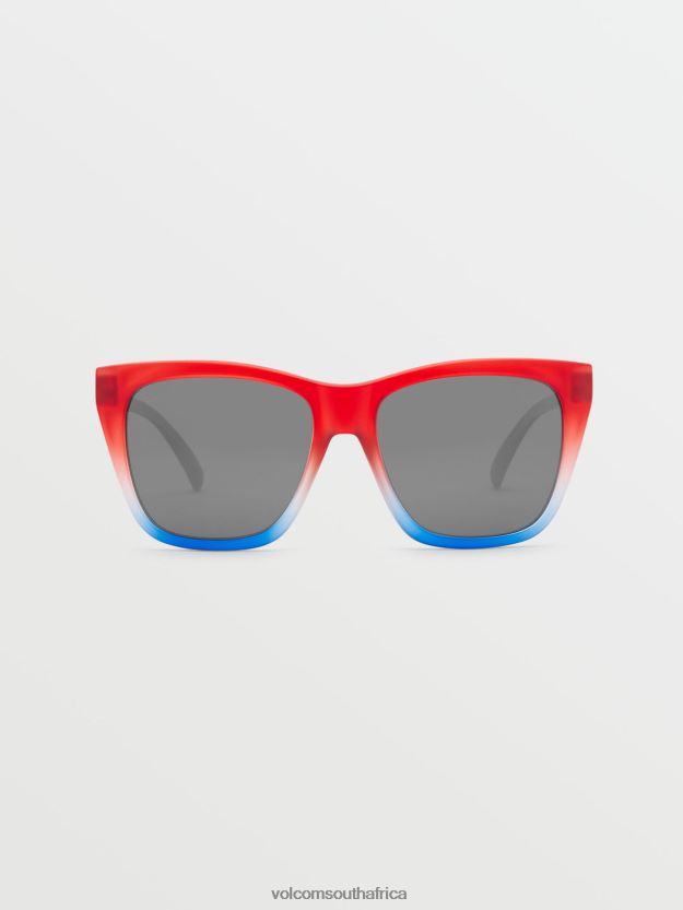 Z0ZR08451 Stars & Stripes/Silver Mirror Unisex Looky Lou Sunglasses Volcom Outdoor