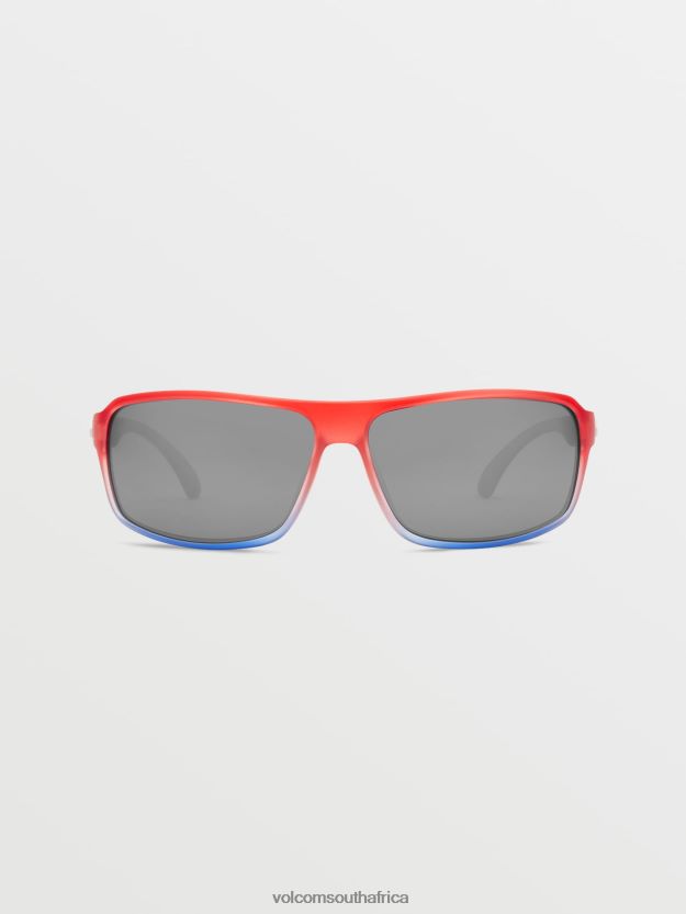 Z0ZR08455 Stars & Stripes/Silver Mirror Unisex Corpo Class Sunglasses Volcom Outdoor
