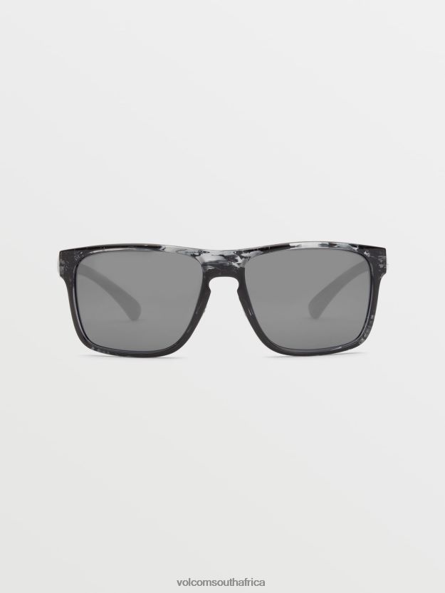 Z0ZR08535 Gloss Marble/Silver Mirror Unisex Trick Sunglasses Volcom Outdoor