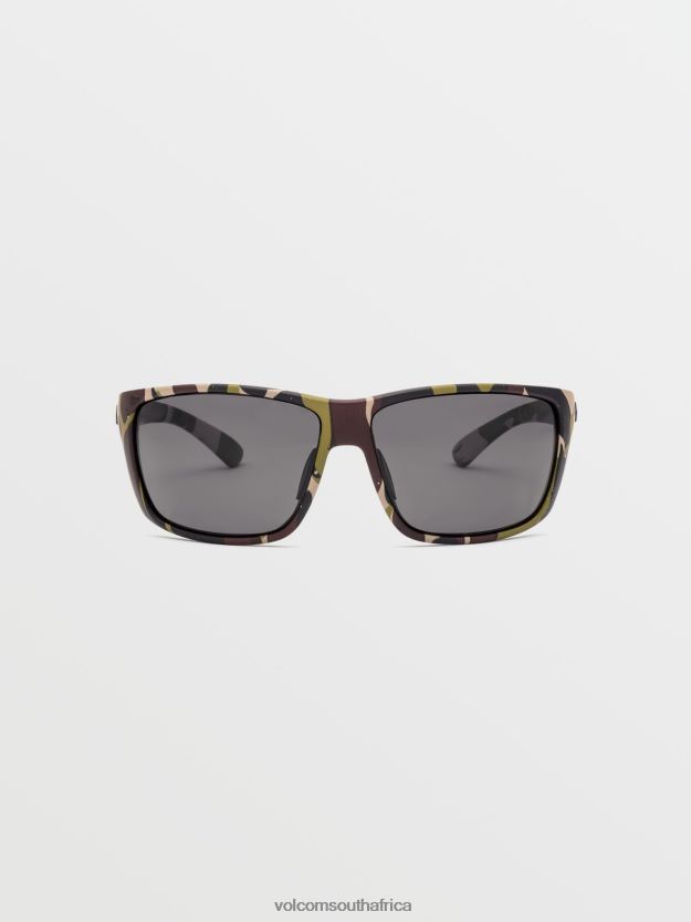 Z0ZR08575 Matte Camo/Gray Polar Unisex Roll Sunglasses Volcom Outdoor