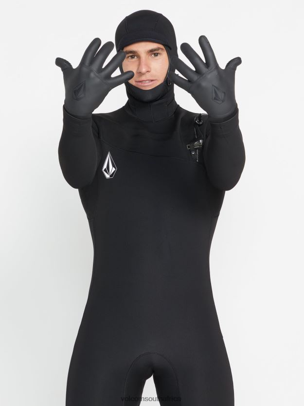 Z0ZR08662 Black Men 3mm 5 Finger Gloves Volcom Surf