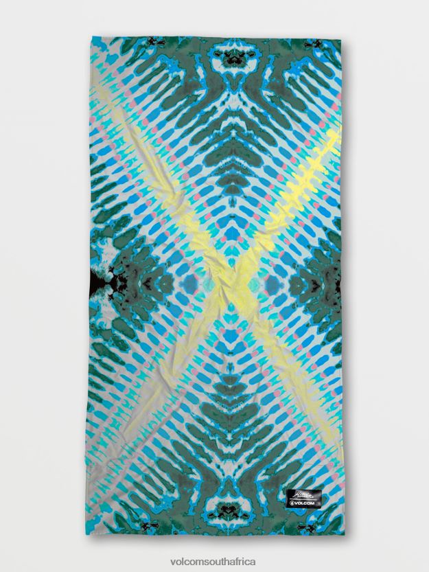 Z0ZR08666 Tie Dye Men Packable Beach Towel Volcom x Matador Surf