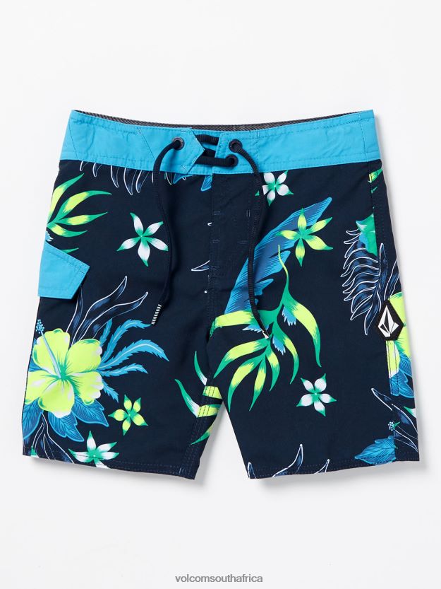 Z0ZR081243 Navy Boys Quarta Static Trunks Volcom Clothing