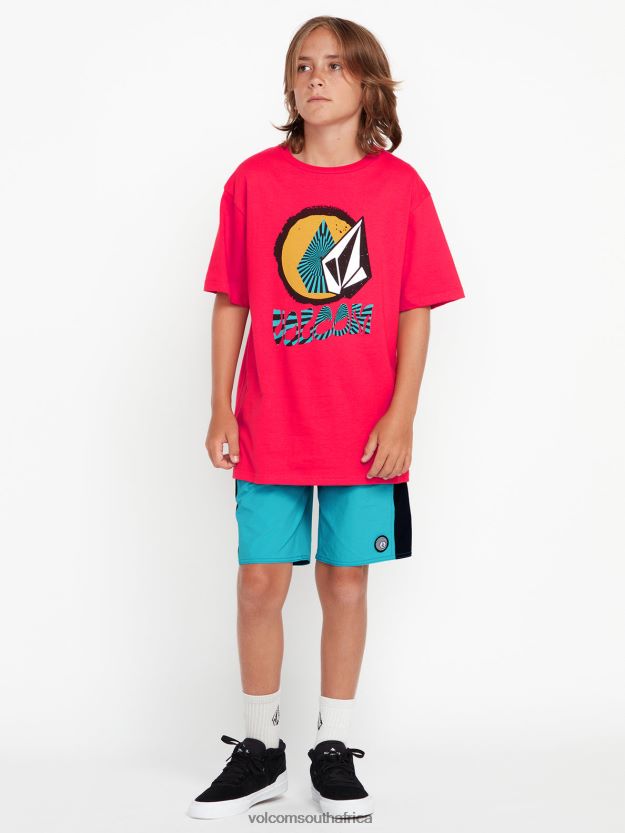 Z0ZR081249 Electric Blue Boys Mixed Liberators Trunks Volcom Clothing
