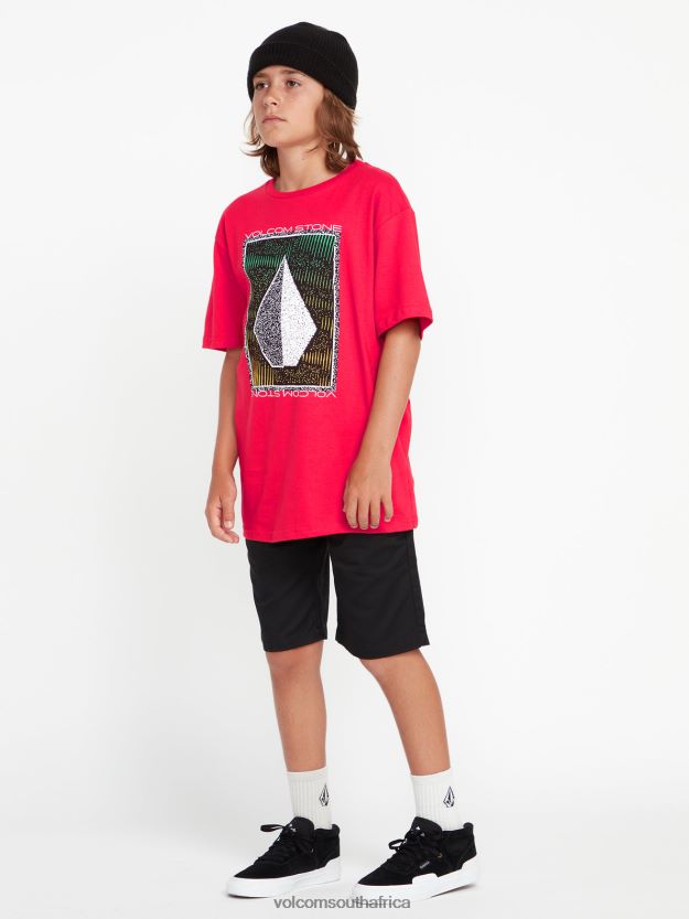 Z0ZR081208 Black Boys Frickin Chino Shorts Volcom Clothing