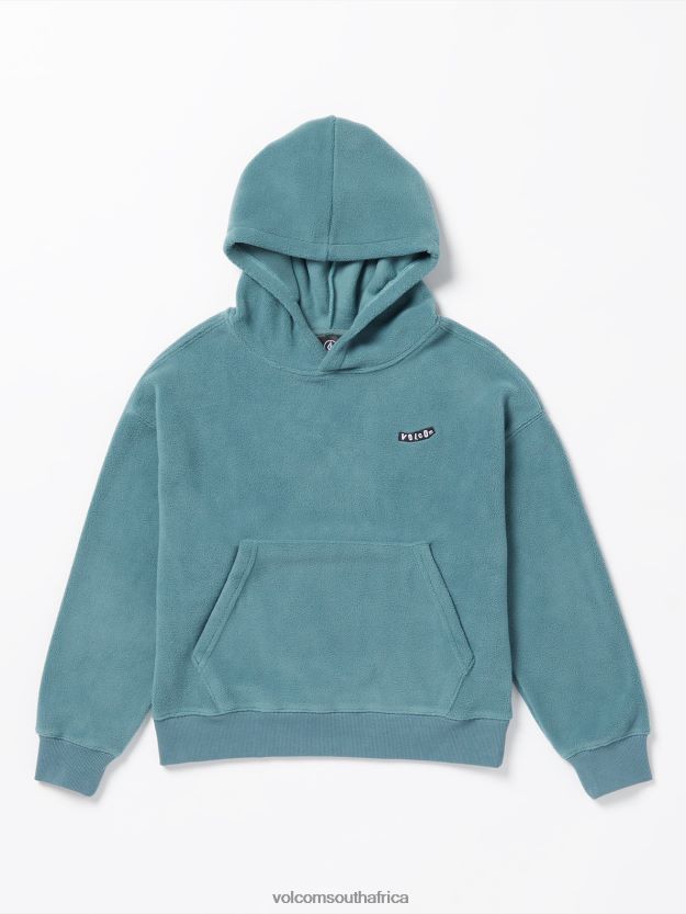 Z0ZR081196 Service Blue Boys Throw Exceptions Hoodie Volcom Clothing