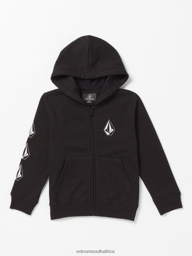 Z0ZR081203 Black Boys Iron91 Zip Jacket Volcom Clothing