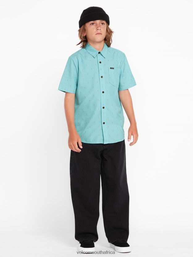 Z0ZR081279 Black Boys Billow Denim Pants Volcom Clothing