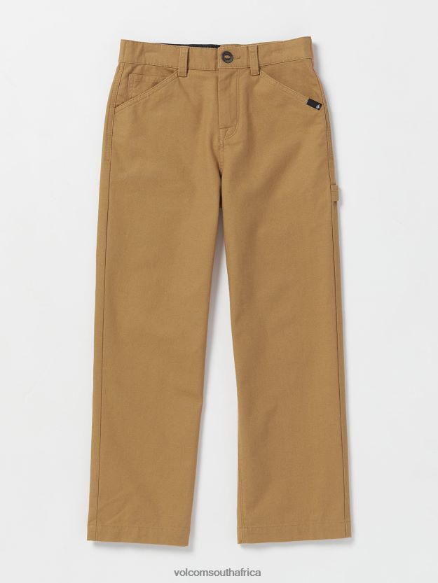 Z0ZR081265 Tobacco Boys Krafter Pants Volcom Clothing