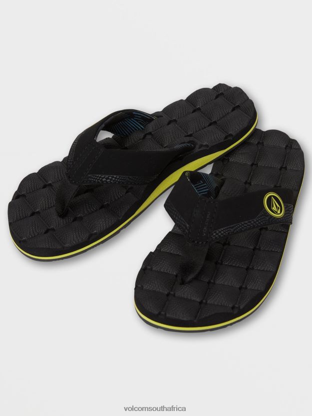 Z0ZR081309 Lime Boys Recliner Sandal Volcom Footwear