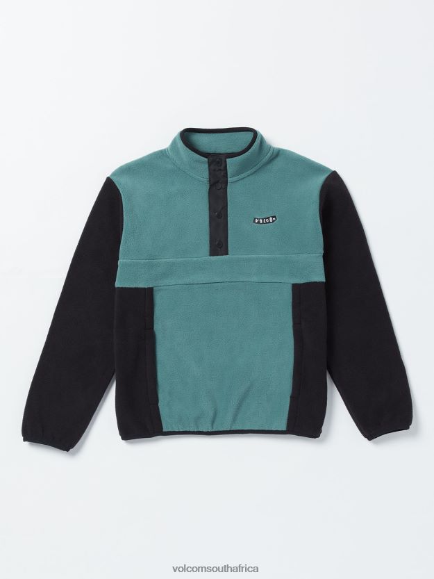 Z0ZR081190 Service Blue Boys Error92 Mockneck Crew Sweatshirt Volcom Clothing