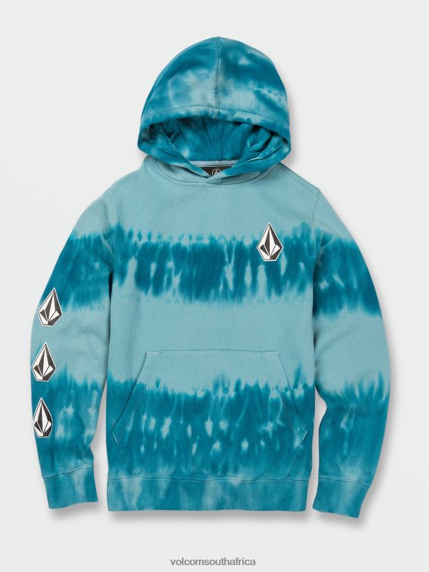 Z0ZR081199 Coastal Blue Boys Iconic Stone Pullover Sweatshirt Volcom Clothing