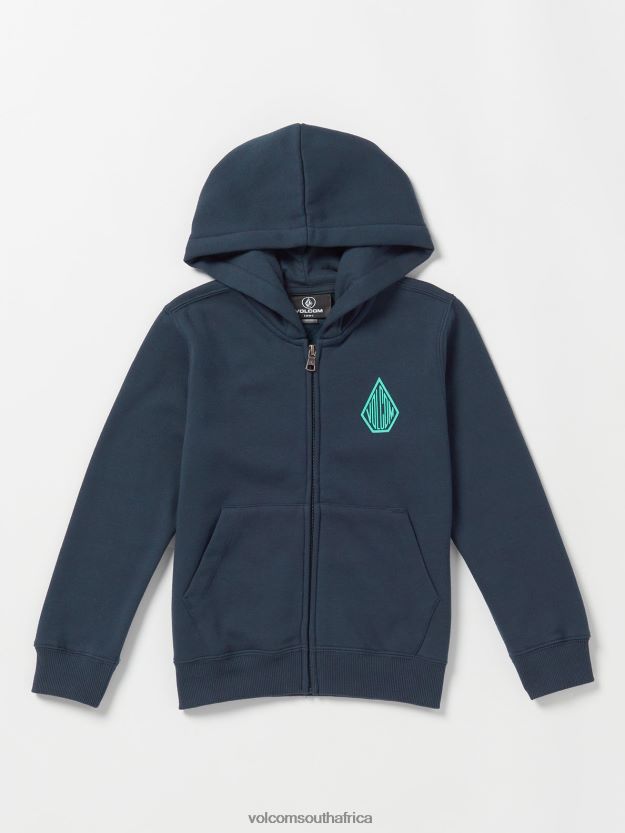Z0ZR081202 Navy Boys Offshore Stone Pullover Sweatshirt Volcom Clothing