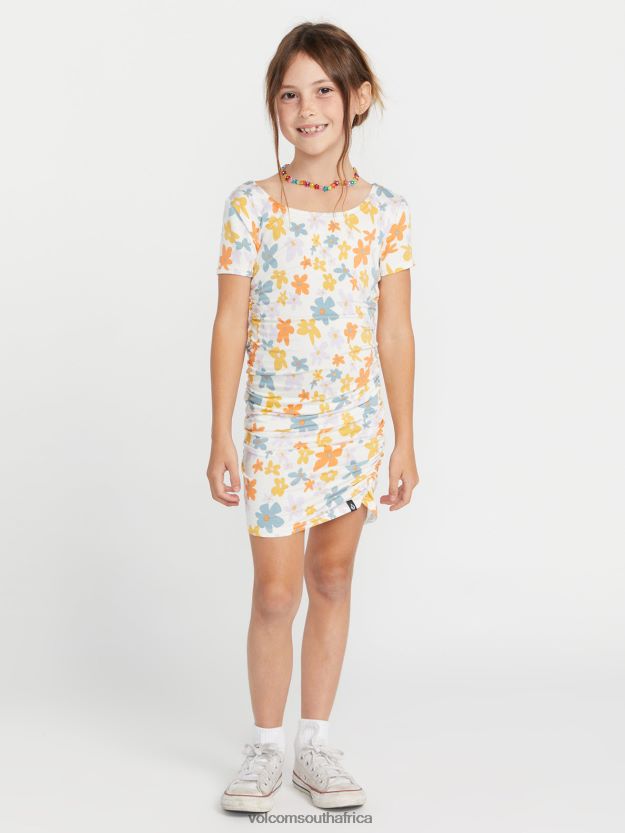 Z0ZR081340 Multi Girls Bust A Groove Dress Volcom Clothing