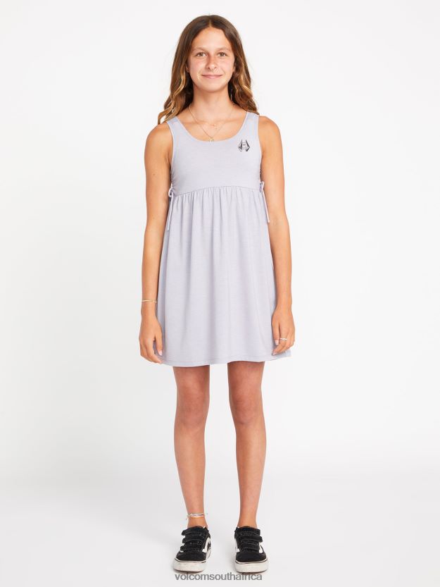 Z0ZR081341 Moonbeam Girls Sandy Candy Dress Volcom Clothing