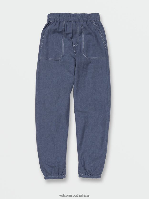 Z0ZR081348 Flight Blue Girls Sunday Strut Pants Volcom Clothing