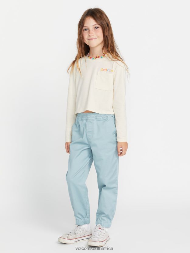 Z0ZR081325 Cloud Girls Pocket Dial Long Sleeve Tee Volcom Clothing