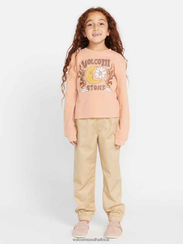 Z0ZR081329 Clay Girls Thermality Long Sleeve Tee Volcom Clothing