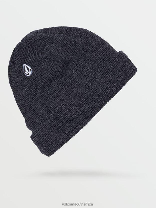 Z0ZR08404 Charcoal Heather Men Full Stone Beanie Volcom Accessories