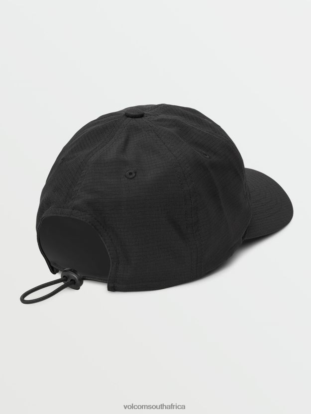 Z0ZR08364 Black Men Trail Mix Adjustable Hat Volcom Accessories
