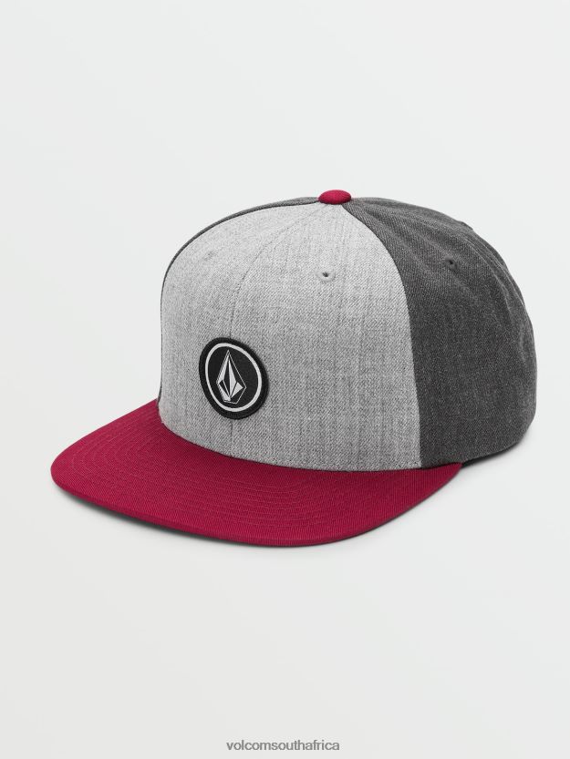 Z0ZR08365 Oxblood Men Quarter Twill Hat Volcom Accessories