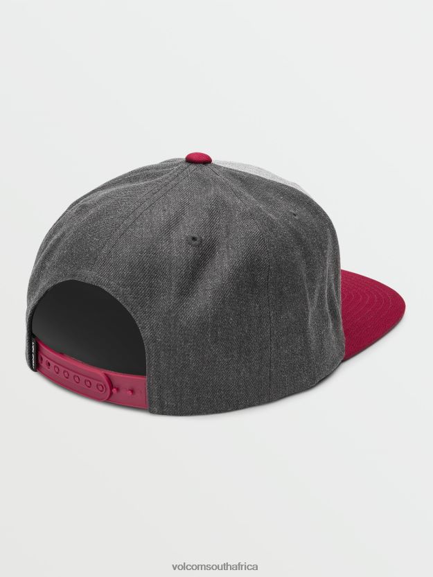 Z0ZR08365 Oxblood Men Quarter Twill Hat Volcom Accessories
