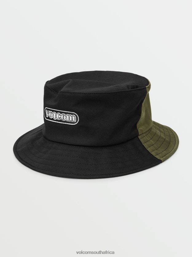 Z0ZR08366 Black Men Ninetyfive Bucket Hat Volcom Accessories