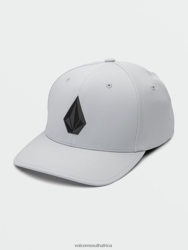 Z0ZR08368 Tower Grey Men Stone Tech Flexfit Delta Hat Volcom Accessories