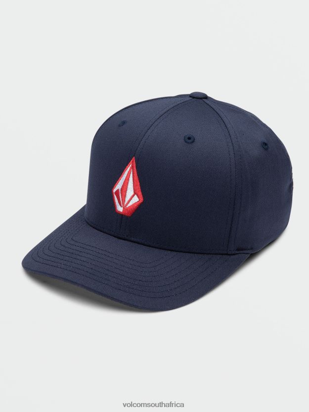 Z0ZR08369 Navy Combo Men Full Stone Flexfit Hat Volcom Accessories
