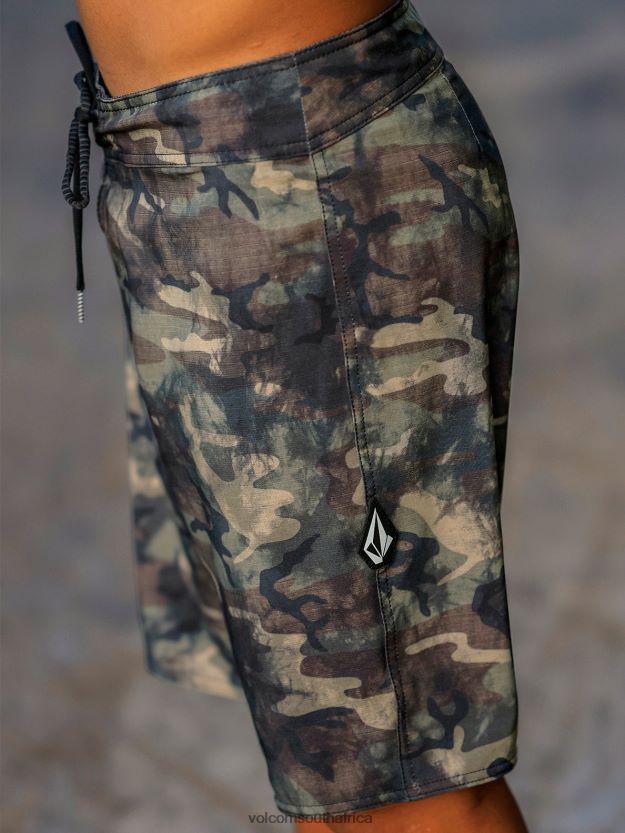 Z0ZR08251 Covert Green Men Lido Solid Mod Trunks Volcom Clothing