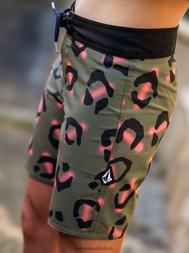 Z0ZR08255 Military Men Stone Party Animals Stoney Trunks Volcom Clothing