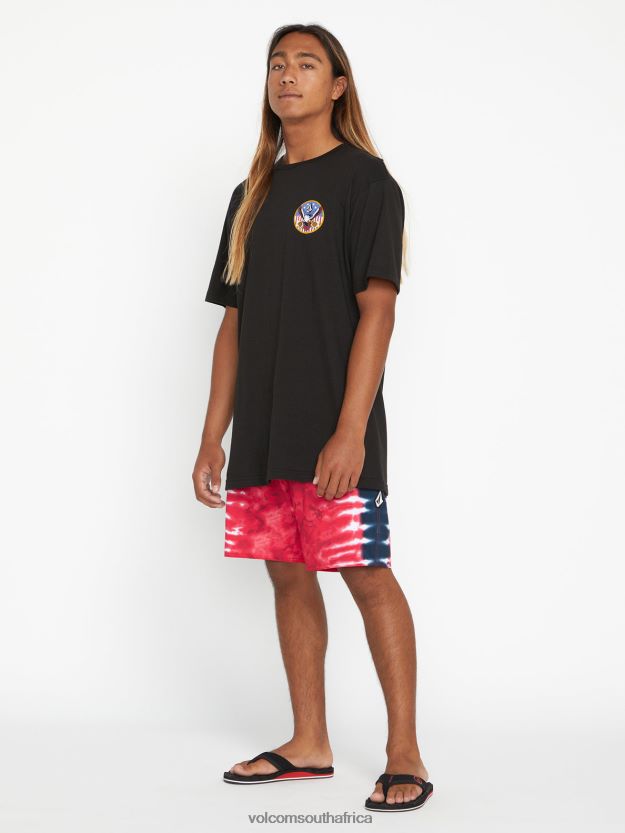 Z0ZR08256 Red Men Quatro De Julio Mod-Tech Trunks Volcom Clothing