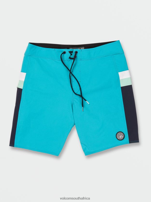 Z0ZR08257 Electric Blue Men Minxed Liberators Trunks Volcom Clothing