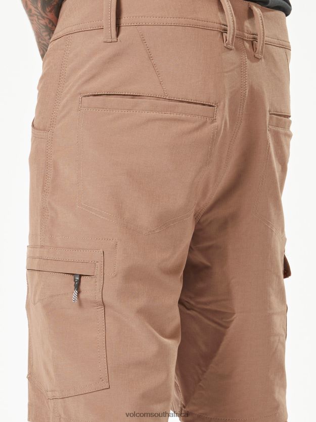 Z0ZR08204 Brindle Men Workwear Slab Hybrid Shorts Volcom Clothing