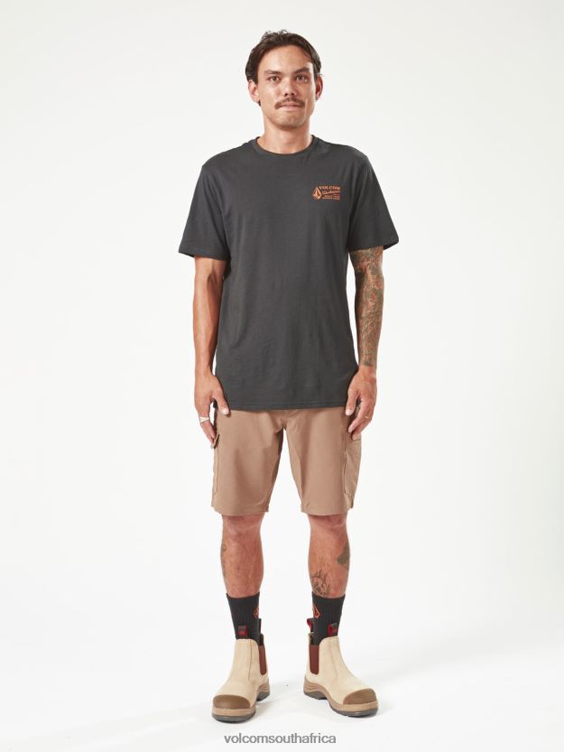 Z0ZR08204 Brindle Men Workwear Slab Hybrid Shorts Volcom Clothing