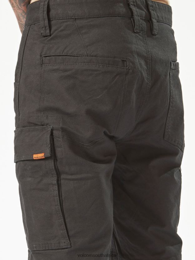 Z0ZR08205 Black Men Workwear Caliper Work Shorts Volcom Clothing