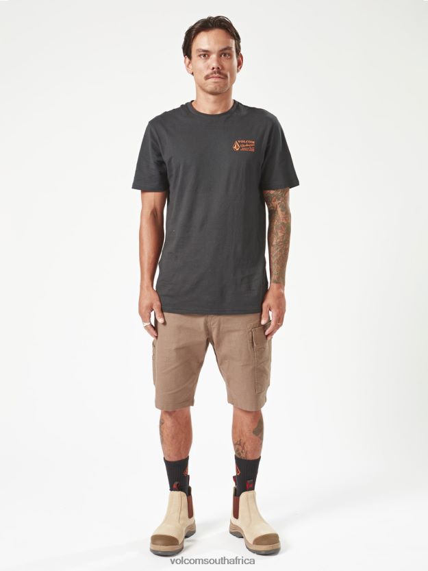 Z0ZR08214 Brindle Men Workwear Caliper Work Shorts Volcom Clothing