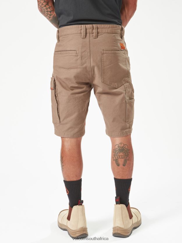 Z0ZR08214 Brindle Men Workwear Caliper Work Shorts Volcom Clothing