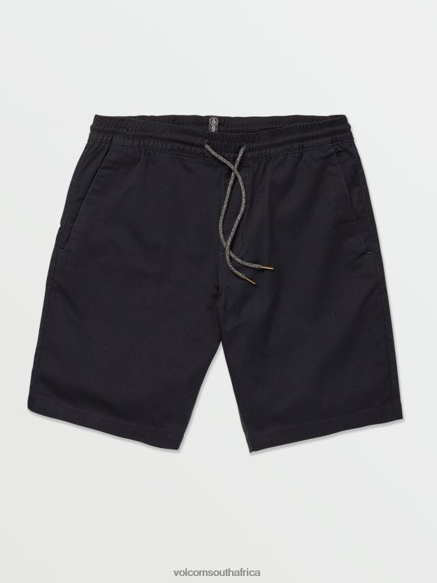Z0ZR08235 Navy Men Frickin Elastic Waist Shorts Volcom Clothing