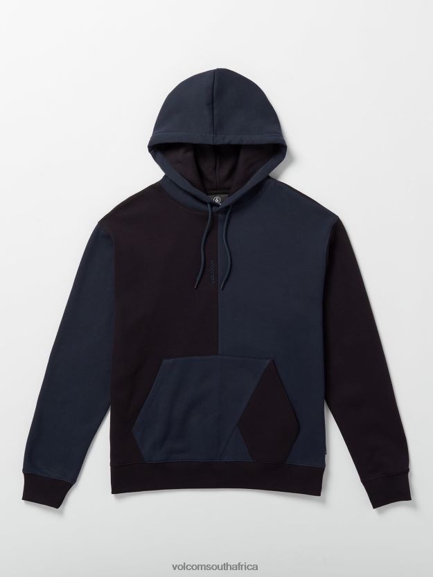 Z0ZR08173 Navy Men Halfstone Hoodie Volcom Clothing
