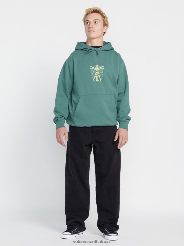 Z0ZR08175 Service Blue Men Utopic Hoodie Volcom Clothing