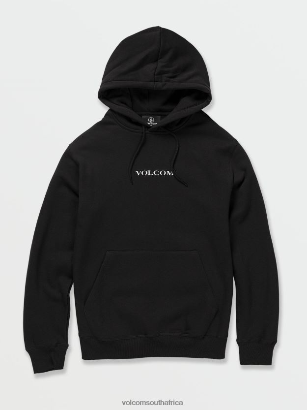 Z0ZR08184 Black Men Stone Hoodie Volcom Clothing