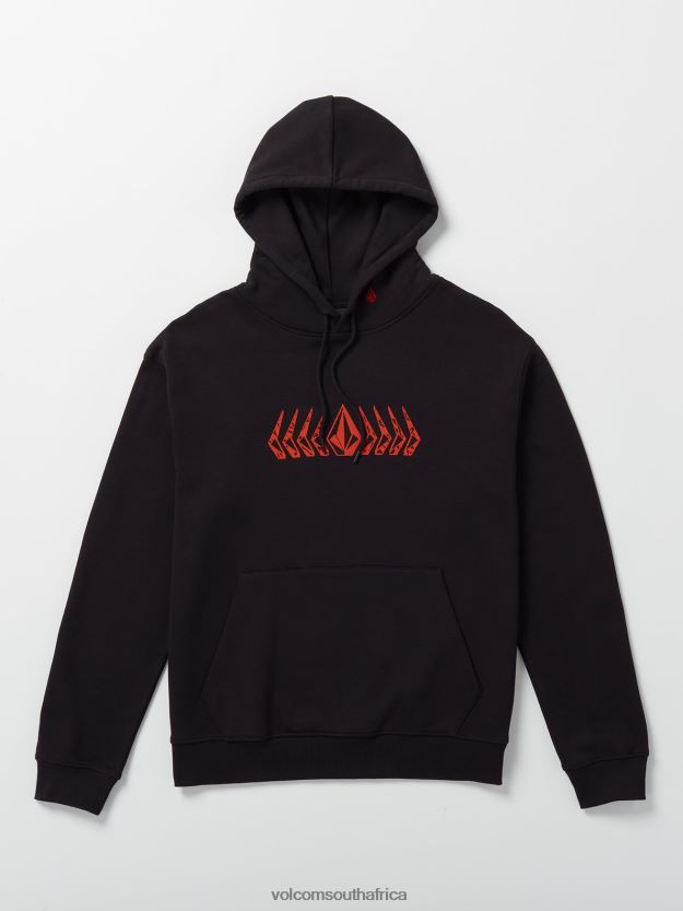Z0ZR08185 Black Men Watanite Hoodie Volcom Clothing