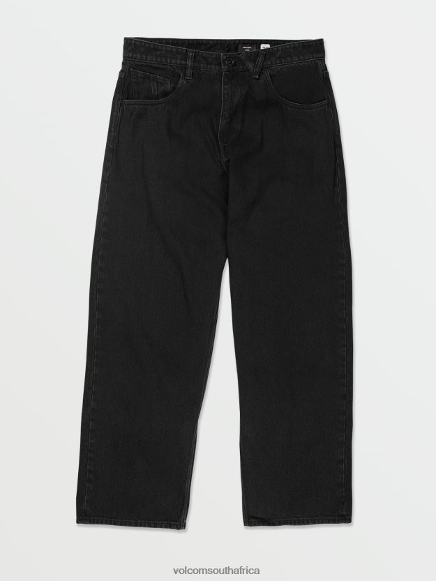 Z0ZR08338 Black Men Billow Denim Pants Volcom Clothing