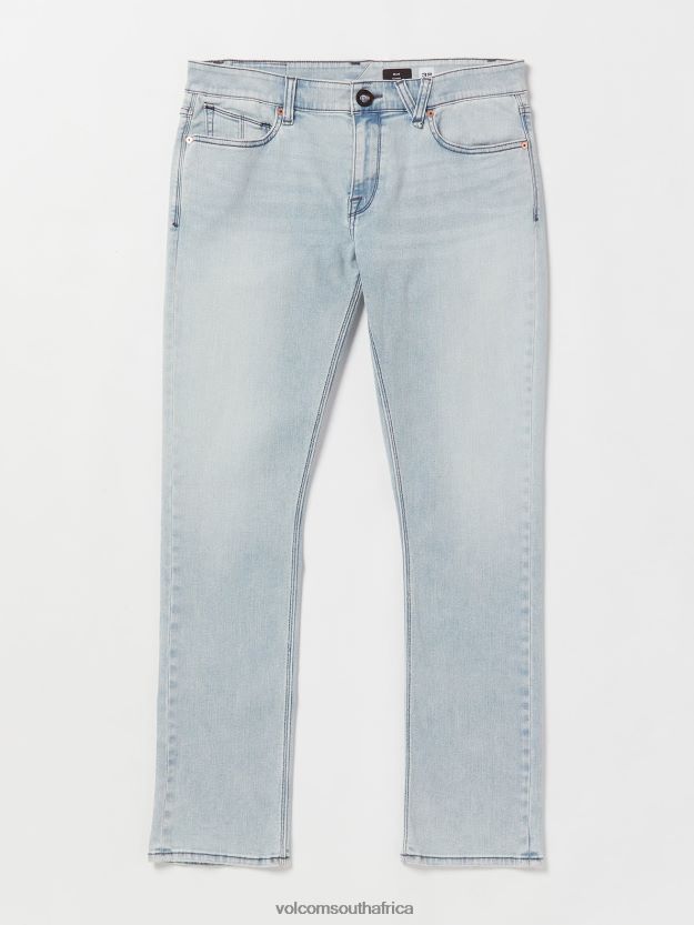 Z0ZR08340 Powder Blue Men 2X4 Denim Pants Volcom Clothing