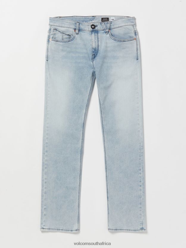 Z0ZR08341 Powder Blue Men Solver Denim Pants Volcom Clothing